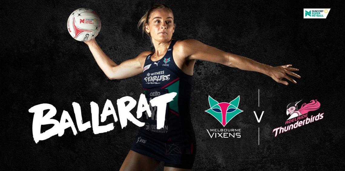 Vixens to host Thunderbirds in Ballarat  Main Image